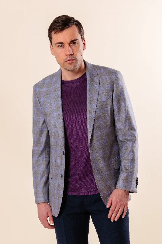 Men's Suits with Three-Button JacketsBlazer "COMO" / Silk & Cashmere