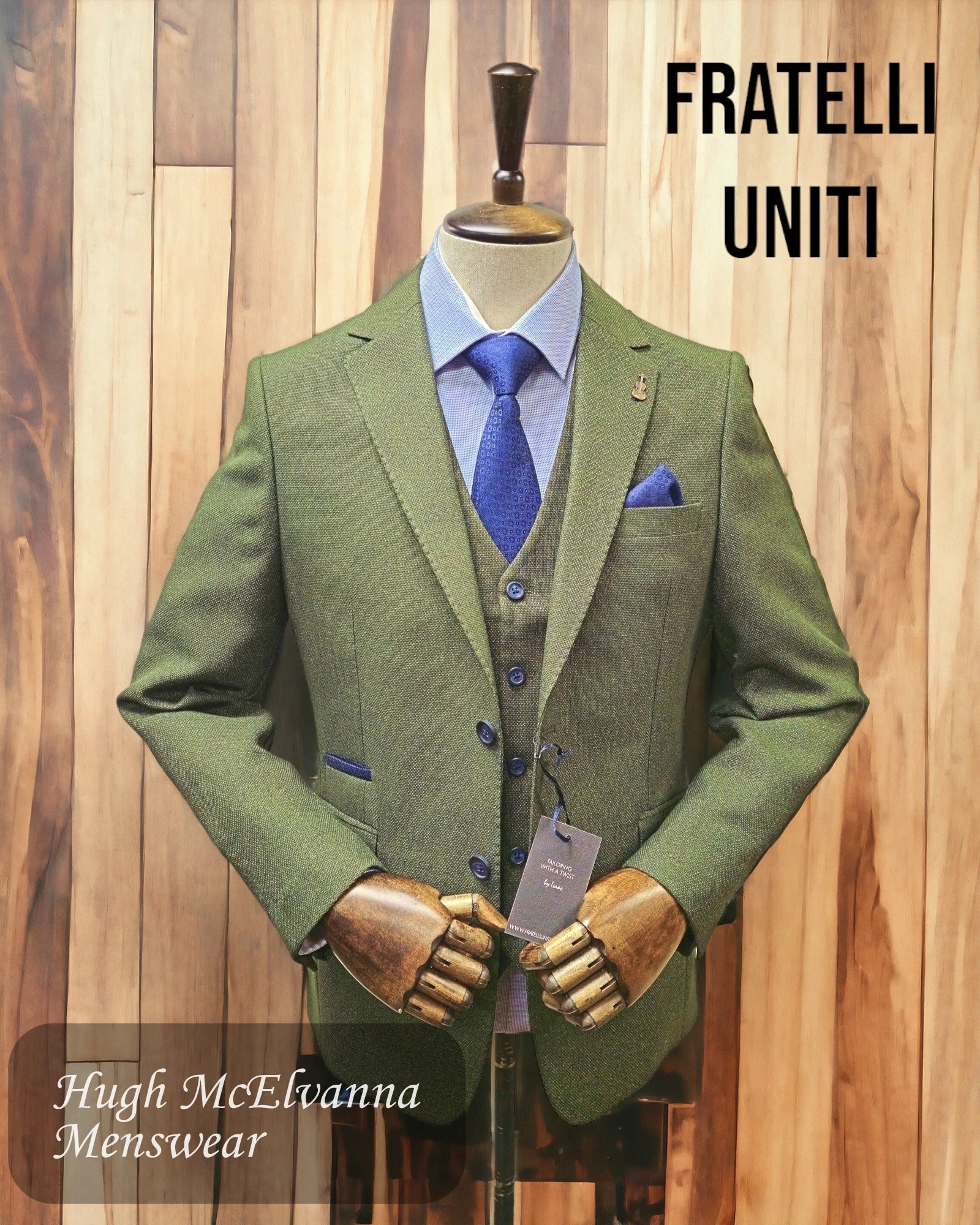 Men's Suits for Special OccasionsFratelli OLIVE Jacket & Waistcoat