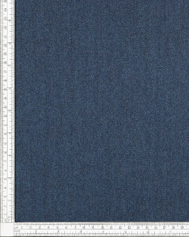 Cashmere Fishbone Blue