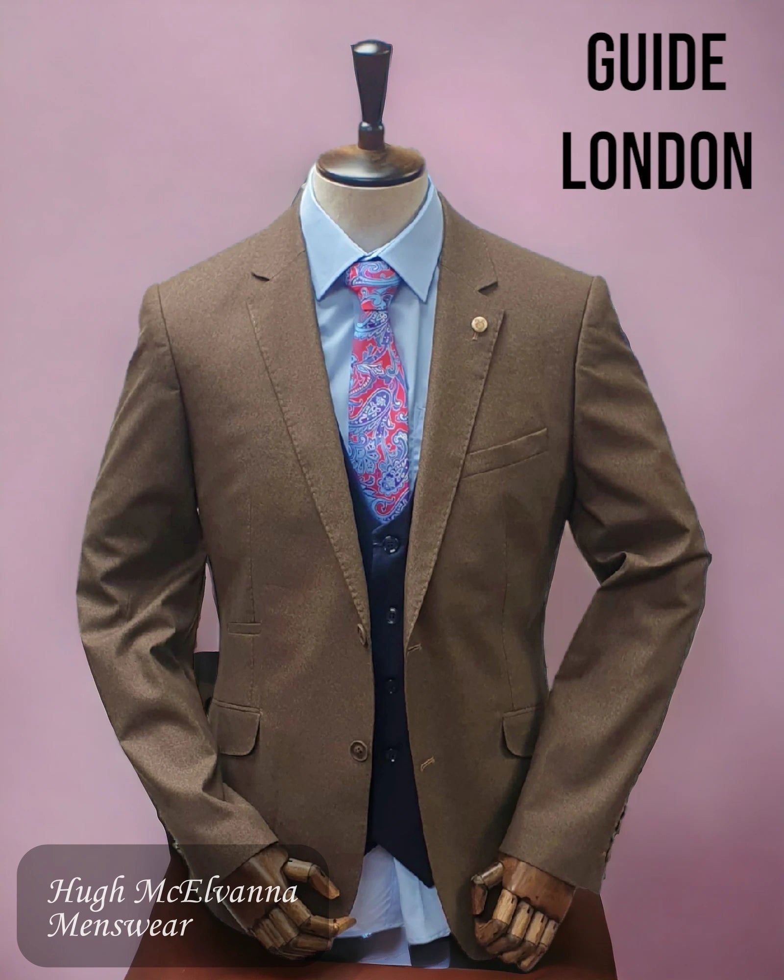 Fashionable Men's Smart Casual SuitsMens Dk. Tan Blazer by Guide London Style: 3270