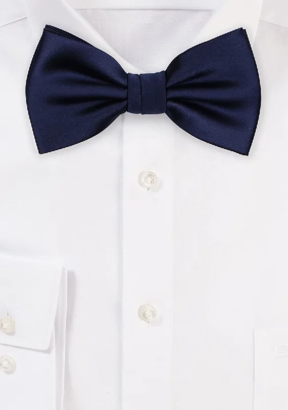 Navy Solid Bowtie