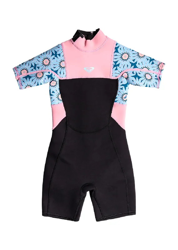 Roxy Toddler Girls Prologue 2mm BZ FL Spring Suit Wetsuit