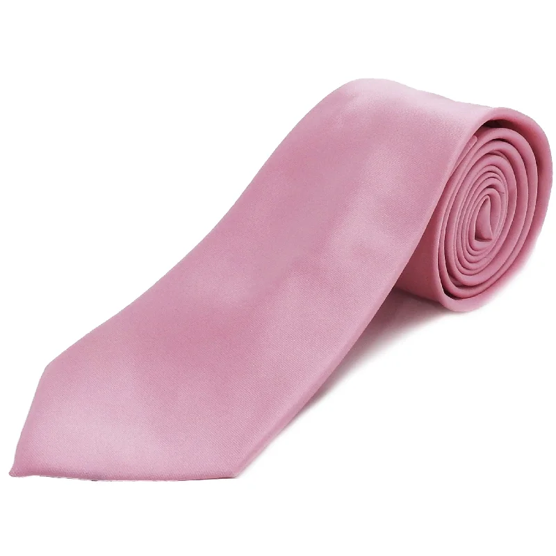 PINK SOLID TIE/HANKIE SET