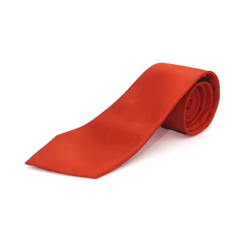 RED SOLID TIE/HANKIE SET