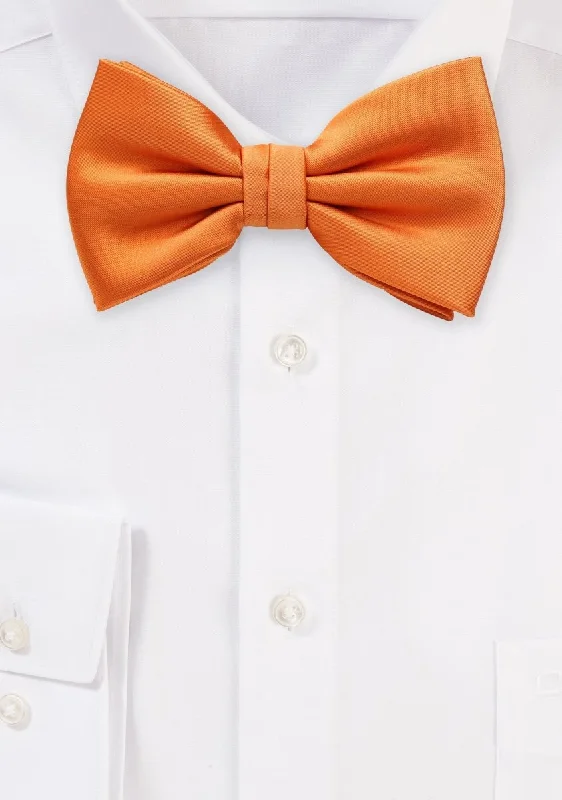 Orange Solid Bowtie