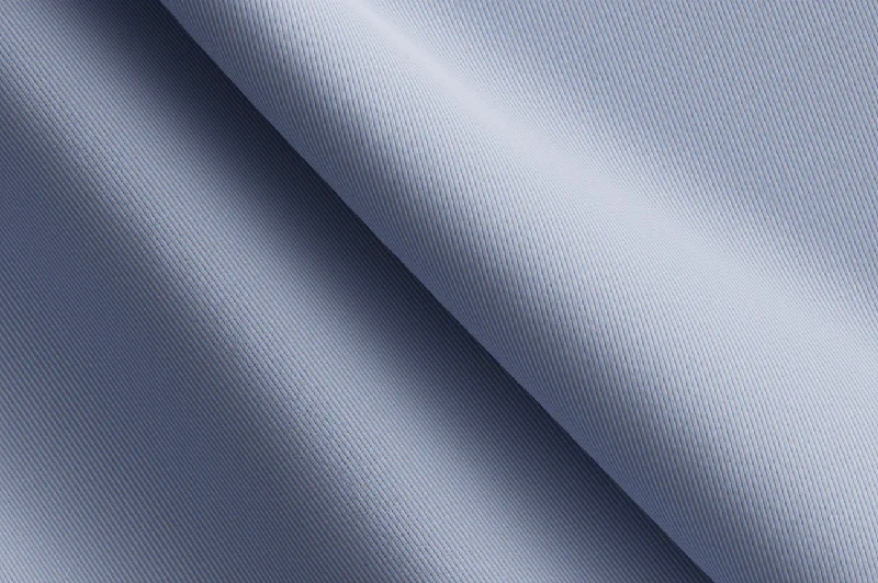 Made to Measure Light Blue & White Twill Shirt