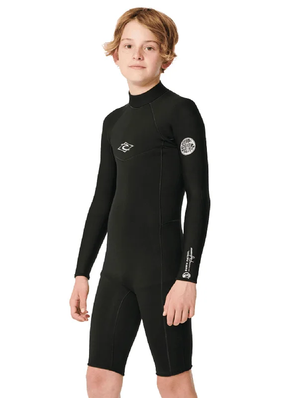 Rip Curl Boys Dawn Patrol Yulex 2mm FL Back Zip Long Sleeve Spring Suit