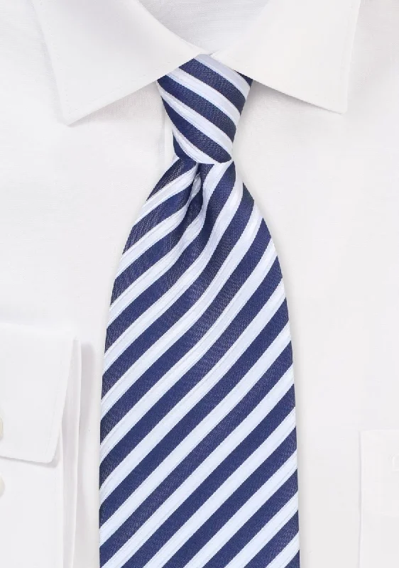 Indigo Summer Striped Necktie