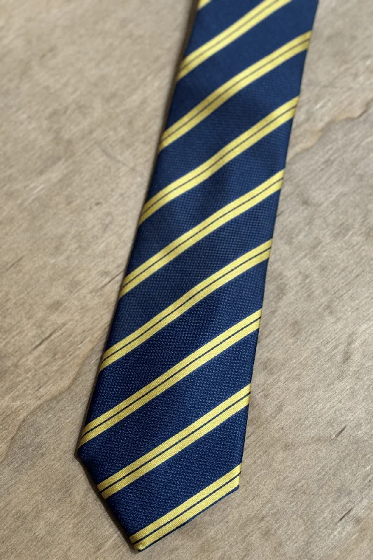 Tie - Navy/Gold