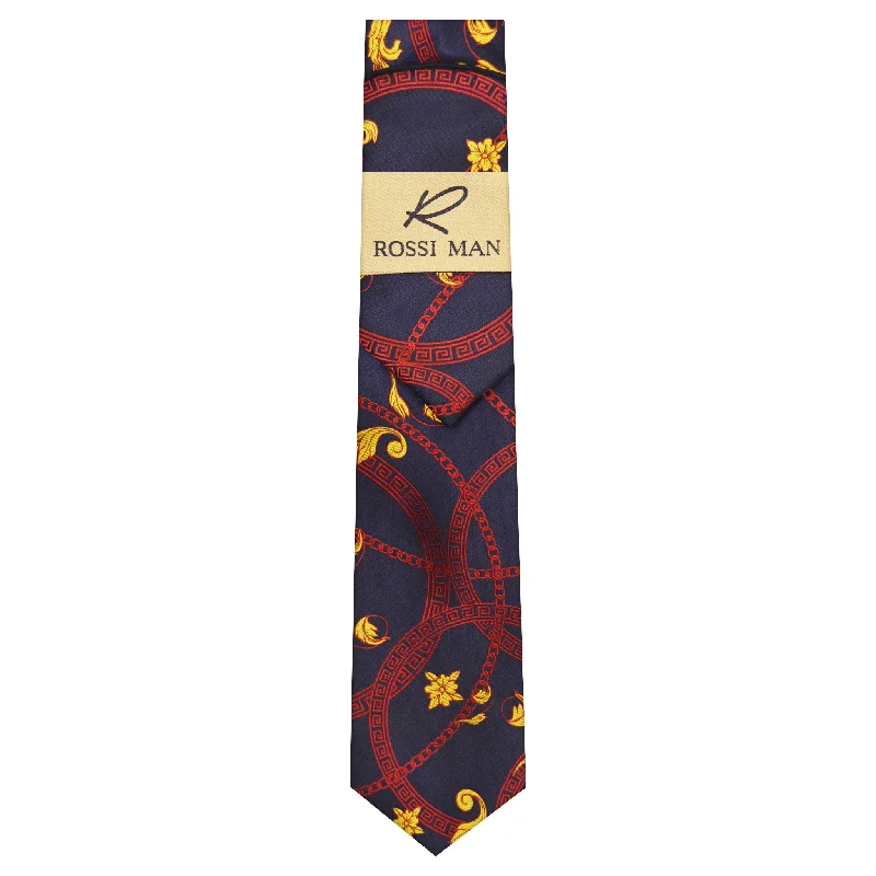 ROSSI MAN TIE/HANKEY SET