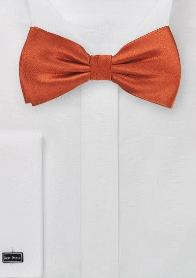 Dark Coral Solid Bowtie