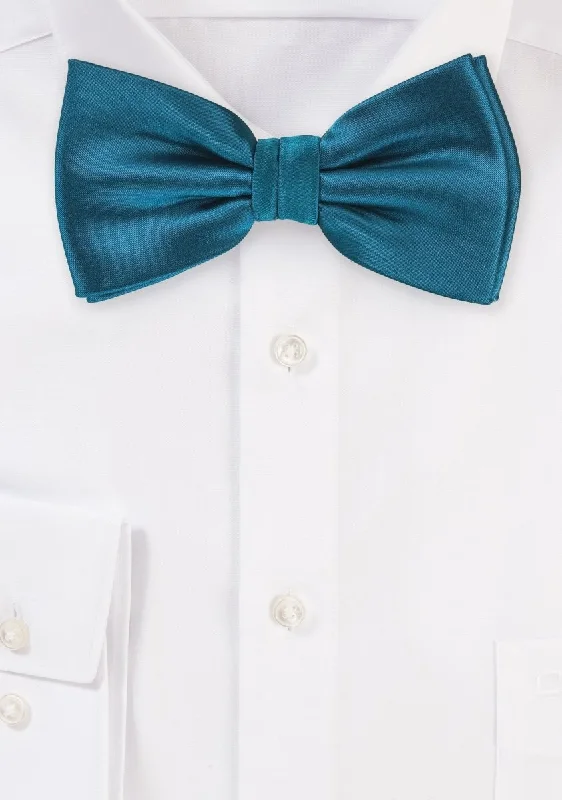 Dark Teal Solid Bowtie