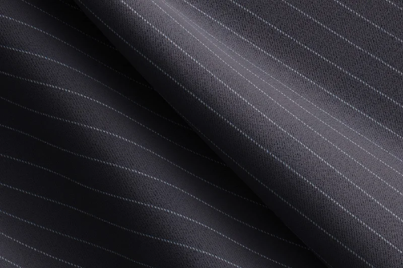 Made to Measure Navy & White Pinstripe Trouser