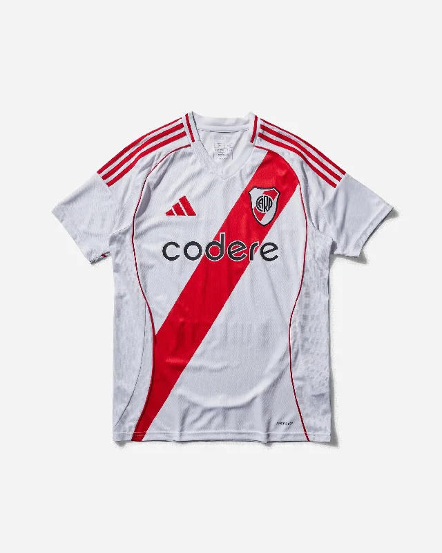 Stylish Men's HenleysMen's River Plate 24/25 Home Jersey White / Better Scarlet