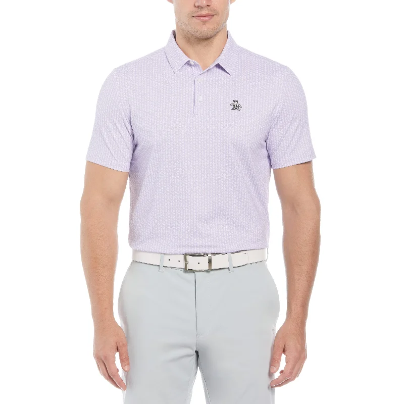 Men's Shirts with Drawstring WaistbandsAllover Pete Print Golf Polo