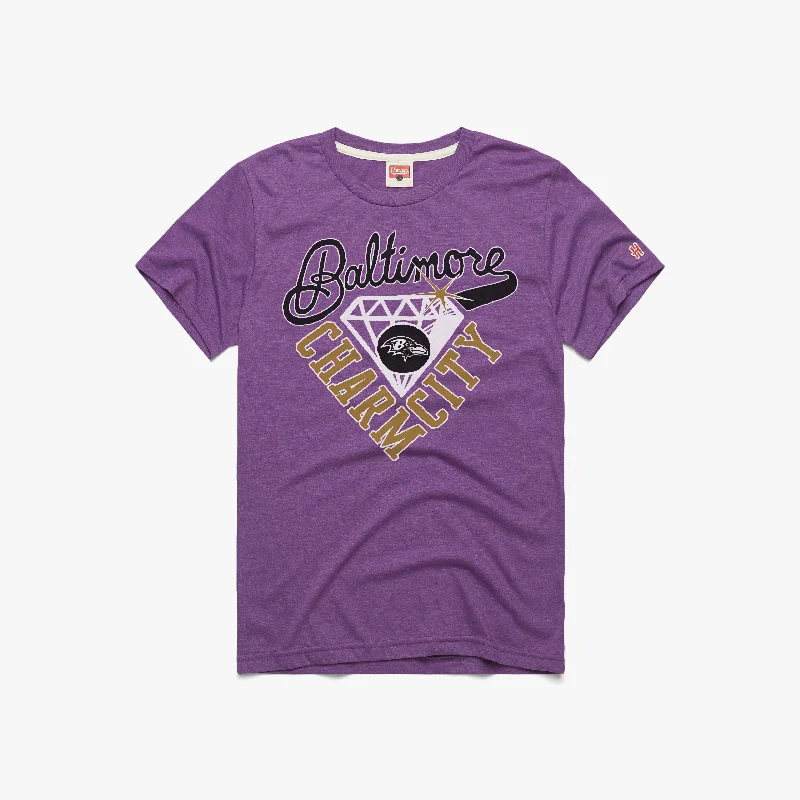 Men's Shirts with Ruffled HemlinesBaltimore Ravens Charm City