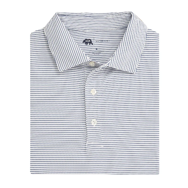 Men's Shirts with French CuffsBirdie Stripe Performance Polo