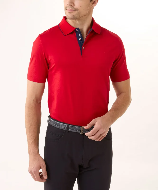 Men's Limited Edition Shirts for ExclusivitySignature 100% Mercerized Cotton Solid Polo Shirt with Tipping