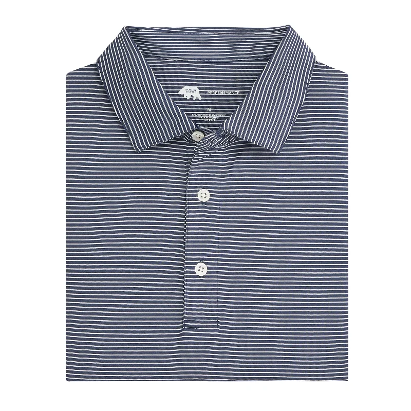 Men's Shirts with Striped PatternsBirdie Stripe Performance Polo