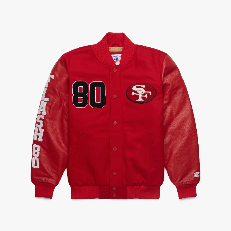 Men's Short-Sleeved ShirtsHOMAGE x Starter Jerry Rice GOAT Jacket