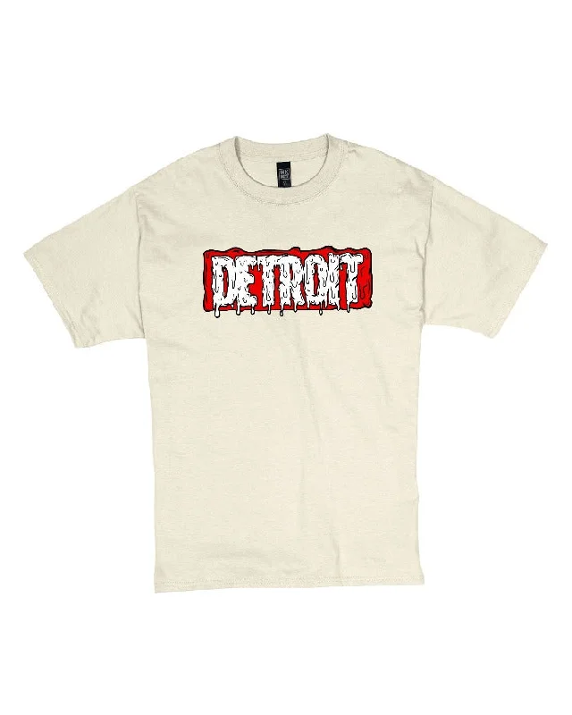 Men's Shirts with Spread CollarsInk Detroit - MARVELous DETROIT DRIP - T-Shirt - Natural