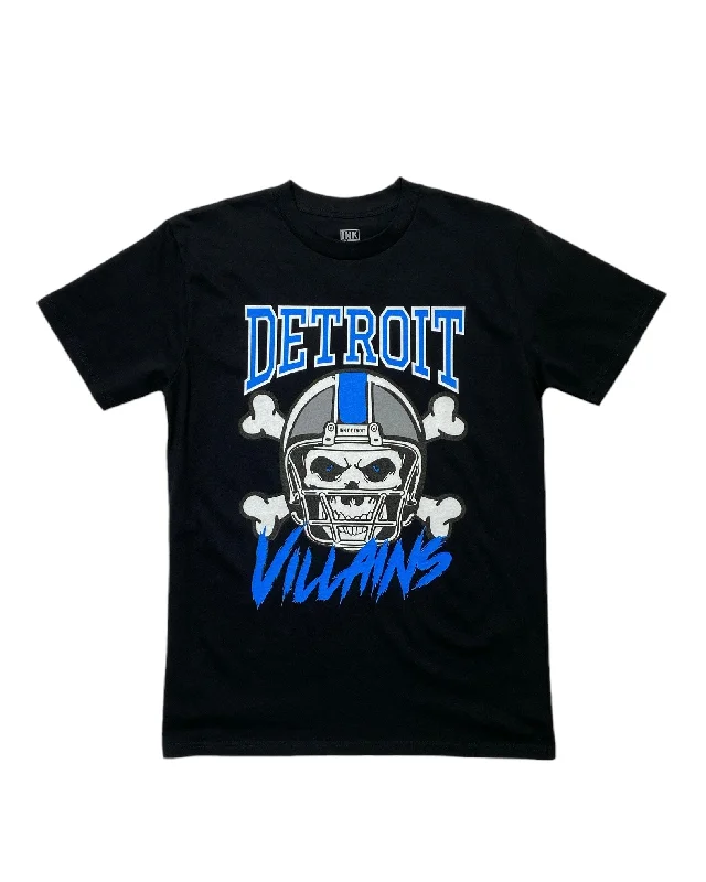 Men's Shirts with Adjustable CuffsInk Detroit - Villains T-Shirt - Black