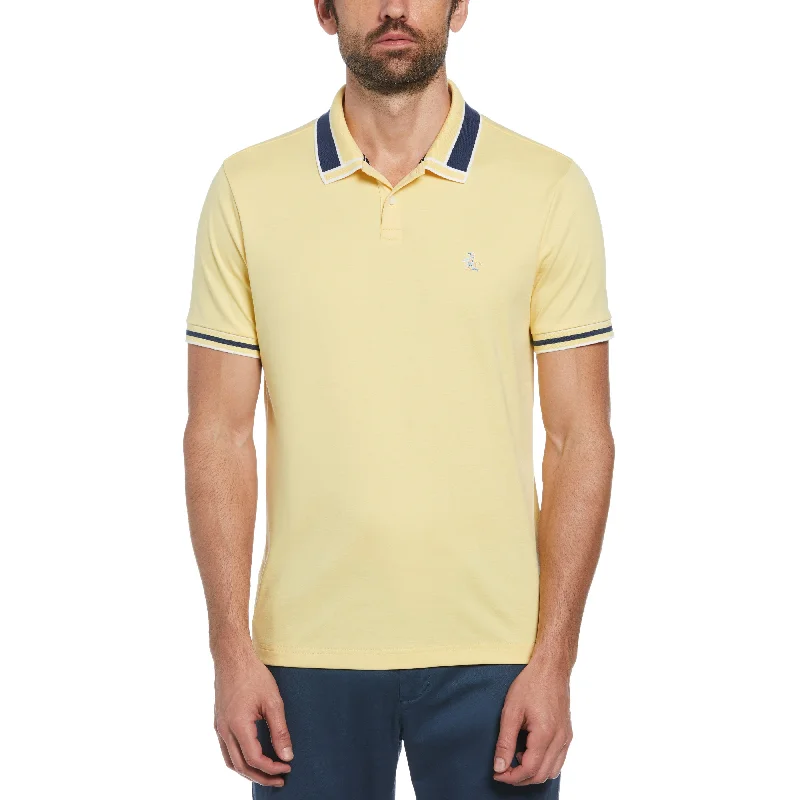 Men's Flowy Shirts for a Relaxed LookInterlock Novelty Collar Polo