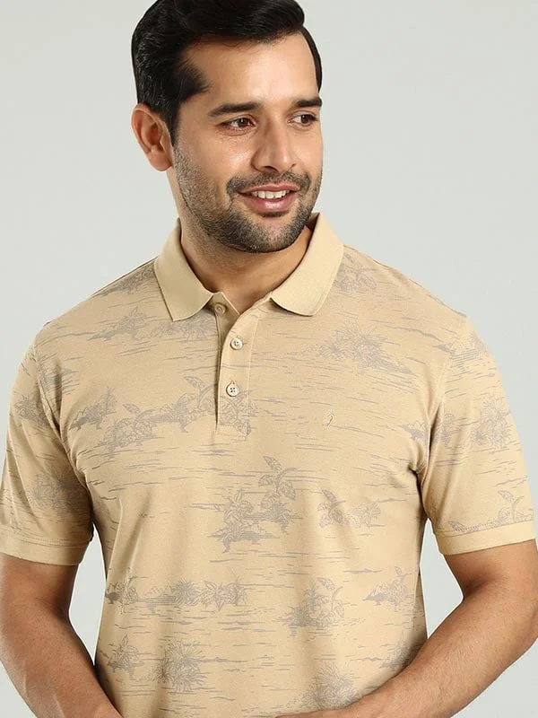 Men's Shirts with Striped PatternsMen Printed Polo T-Shirt