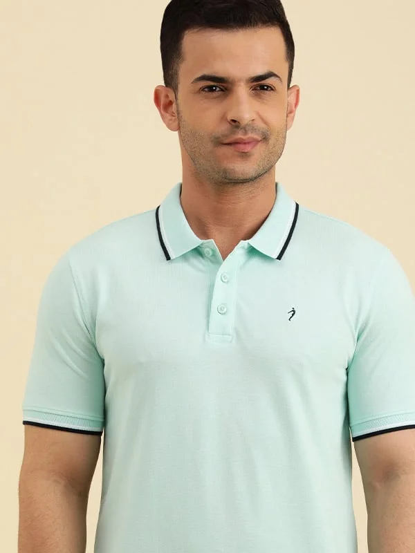 Men's Shirts with Belt AttachmentsMen Solid Polo T-Shirt