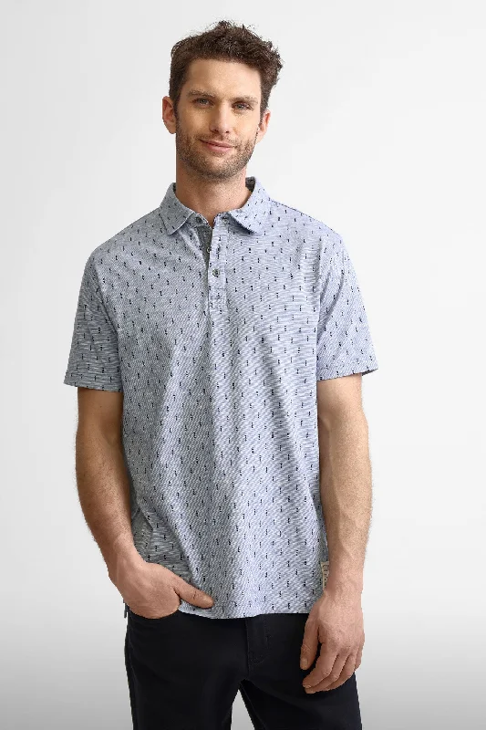 Men's Shirts with Snap ButtonsPolo manches courtes en coton - Homme