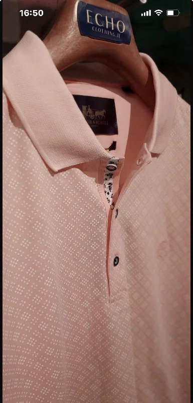 Casual Men's Button-Down ShirtsSOFT TOUCH POLO SHIRT - BLUSH