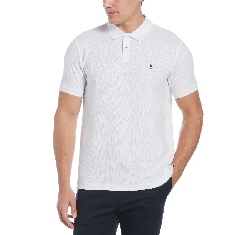 Elegant Men's Dress ShirtsOrganic Cotton Pique Daddy Polo