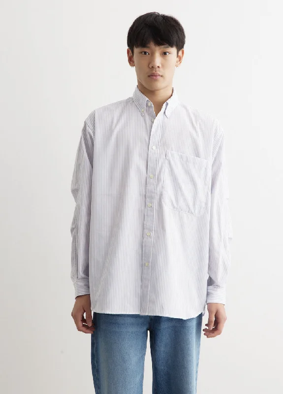 Men's Minimalist Shirts for a Clean LookTech Button Down Long-Sleeve Shirt