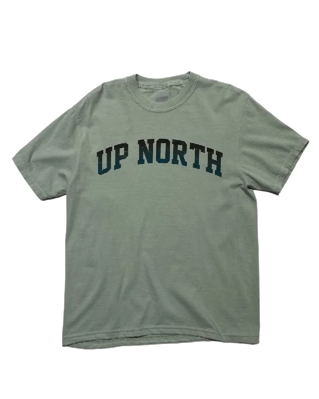 Men's Shirts with Hidden ButtonsThe Great Lakes State - Up North T-Shirt - Bay