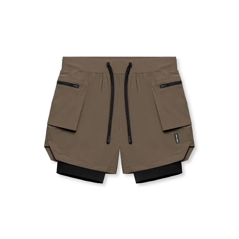 Durable Men's Work Pants0651. Tetra-Lite™ 5" Liner Cargo Short - Deep Taupe