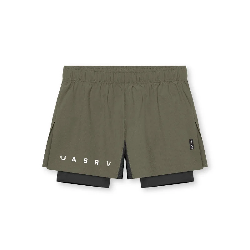 Men's Chino Shorts for Warm Weather0752. Ripstop 3" High Split Liner Short - Olive/Black