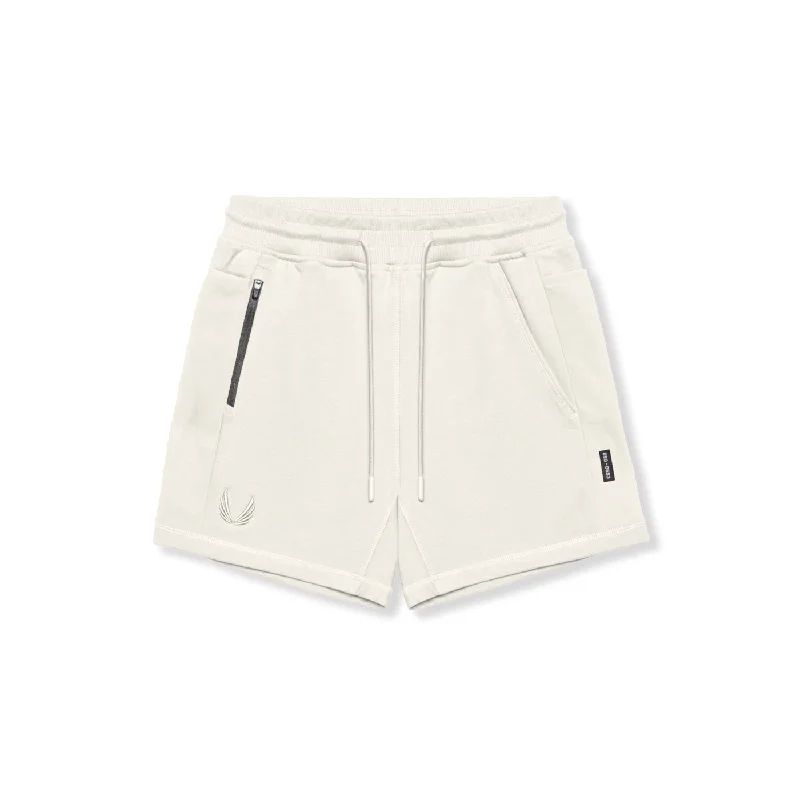 Men's Velcro-Closure Pants for Convenience0867. Tech-Terry™ Sidelock Sweat Short - Ivory Cream