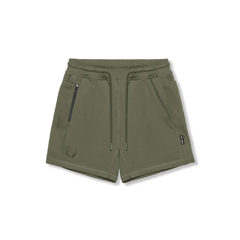 Men's Patterned Pants with Camouflage Prints0867. Tech-Terry™ Sidelock Sweat Short - Olive