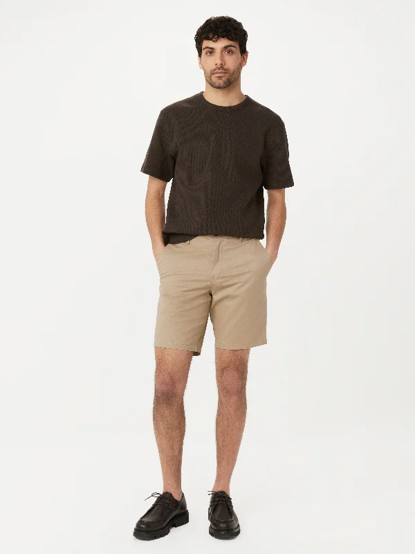 Men's Pants with Turn-Up CuffsThe Brunswick 9in Short in Sand Dune