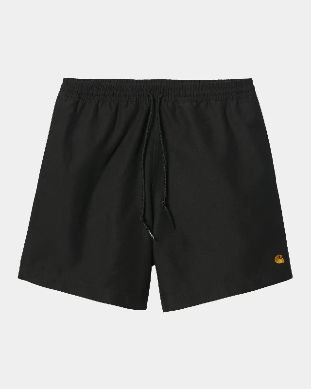 Men's Pants with Button-CuffsChase Swim Trunk | Black