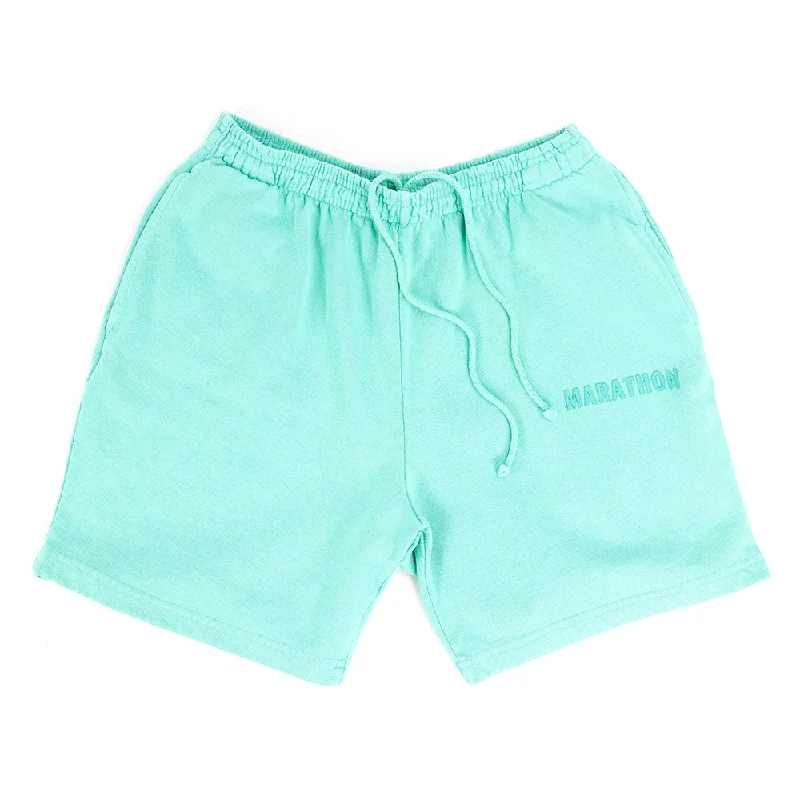 Men's Pants with Reflective Stripes for SafetyMarathon Leisure Tonal Sweat Shorts - Teal