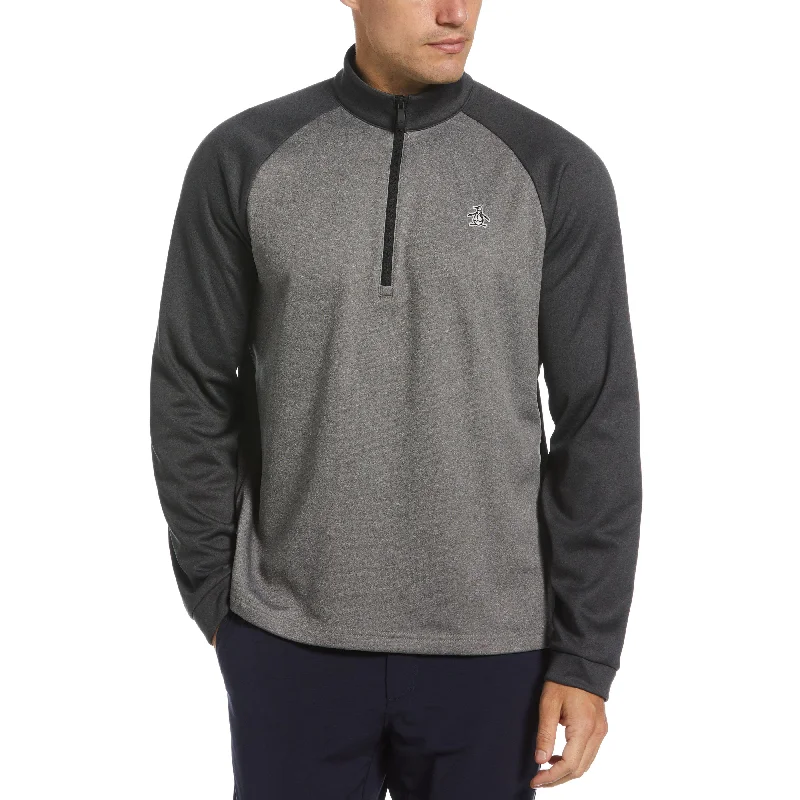 Men's Coats for Every Occasion1/4 Zip Raglan Color Block Pullover