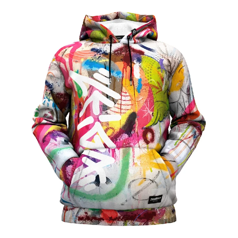 Men's Hoodies for Skinny MenAbstract Paint Hoodie