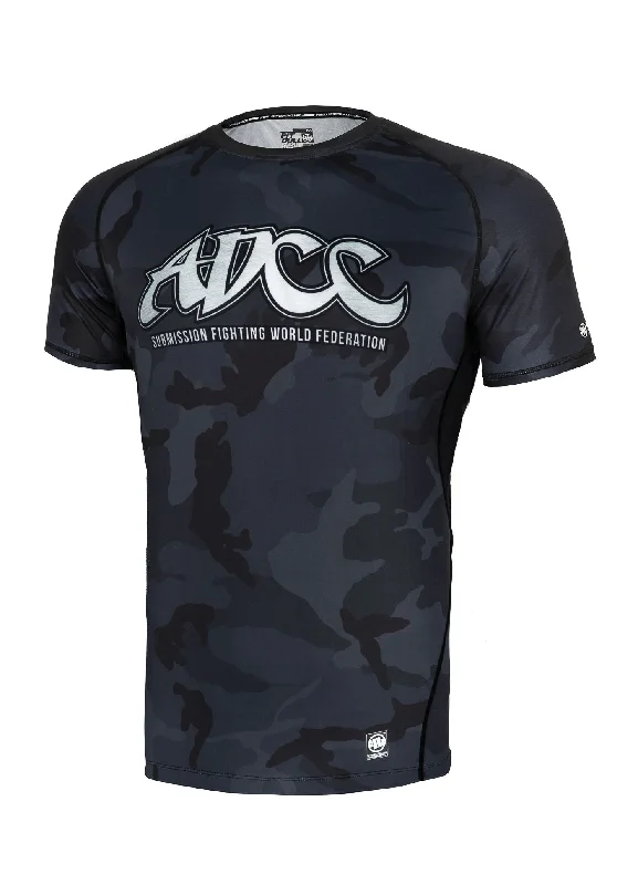 Men's Shirts with Single-Breasted DesignsRashguard ADCC Camo