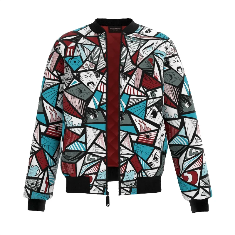 Men's Coats for RunningAnime Disrupt Bomber Jacket