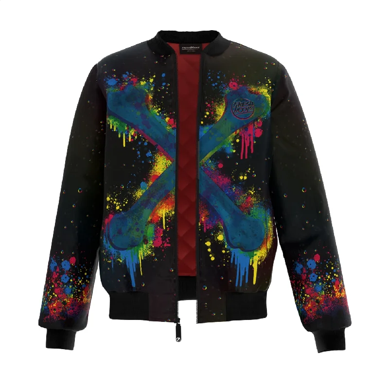 Men's Coats for City WearAstro Skull Bomber Jacket