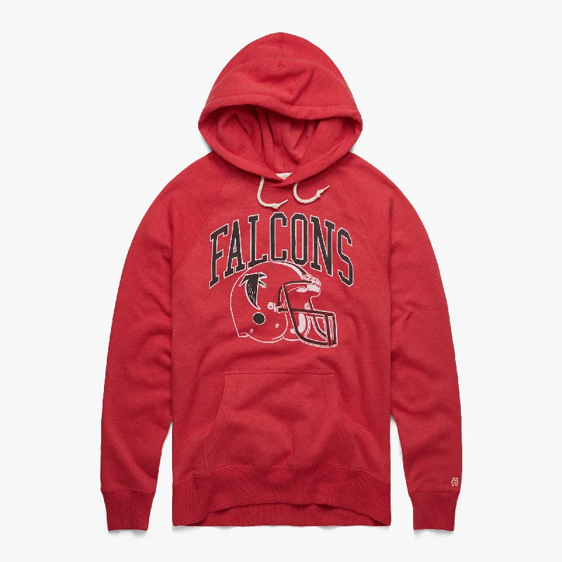 Men's Hoodies for BikingAtlanta Falcons Helmet Retro Hoodie