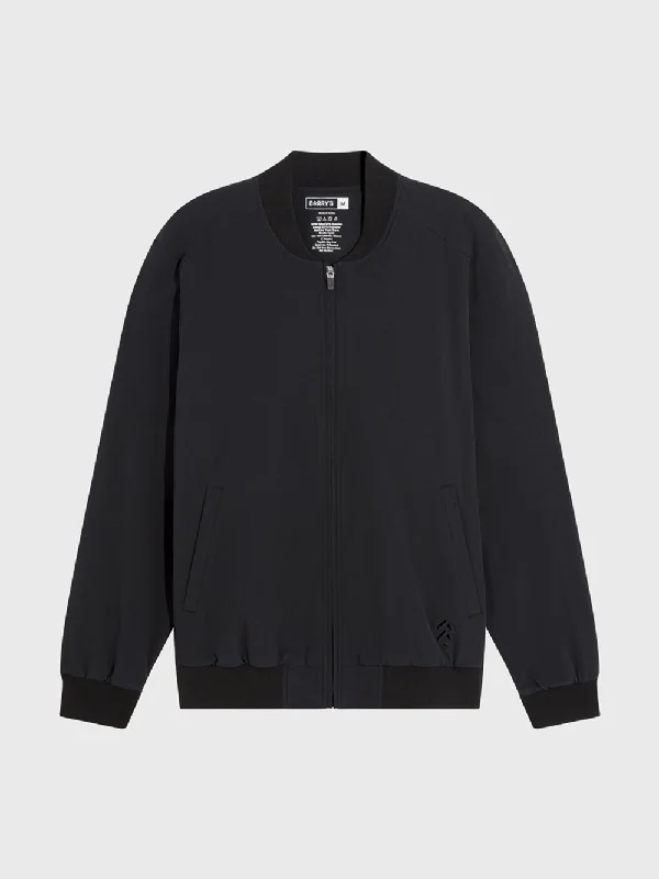 Essential Men's Sports HoodiesBARRY'S BLACK BOMBER JACKET