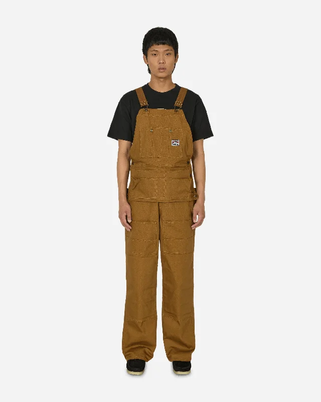 Designer Men's JeansCarpenter Overalls Brown