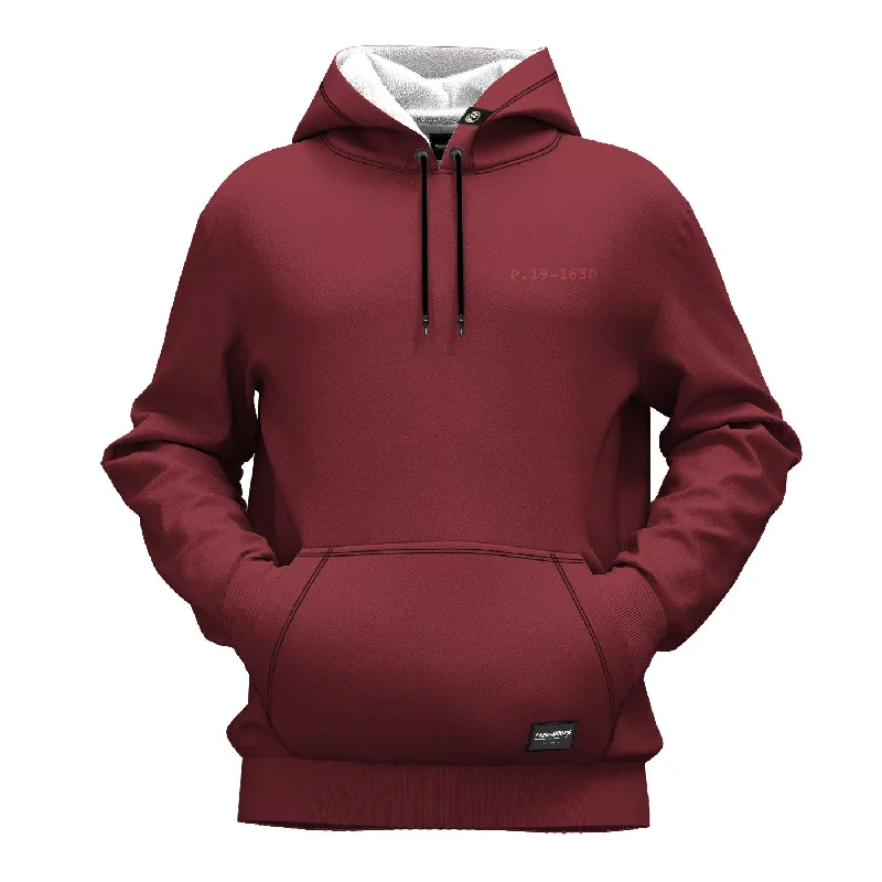 Men's Hoodies with EmbroideryBiking Red Hoodie